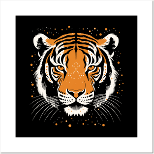 Tiger Head Posters and Art